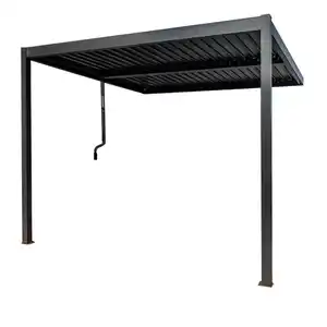 Bioklimatische Wandpergola, ca. 300 x 360 x 225 cm - Anthrazit