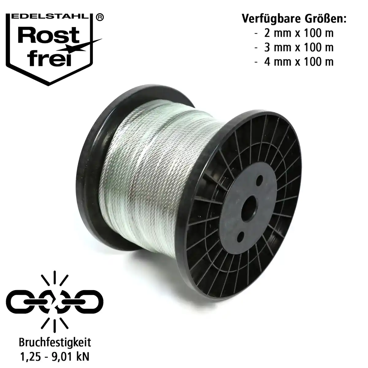 Bild 1 von Edelstahldrahtseil