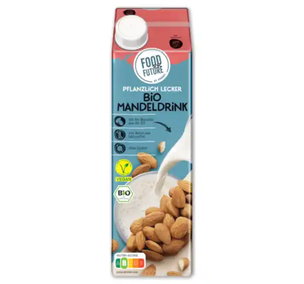 Bild 1 von FOOD FOR FUTURE Bio Mandeldrink