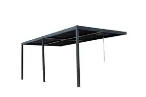 Bioklimatische Wandpergola, ca. 300 x 600 x 225 cm - Anthrazit