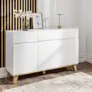 Bild 2 von Sideboard mit Melaminbeschichtung, ca. 135 x 39,5 x 85 cm – Weiß