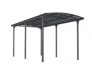 Wohnmobil Carport aus Aluminium, ca. 760 x 360 x 360 cm - Anthrazit