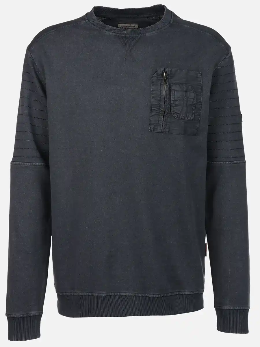 Bild 1 von Herren Sweatshirt mit Brusttasche Marine