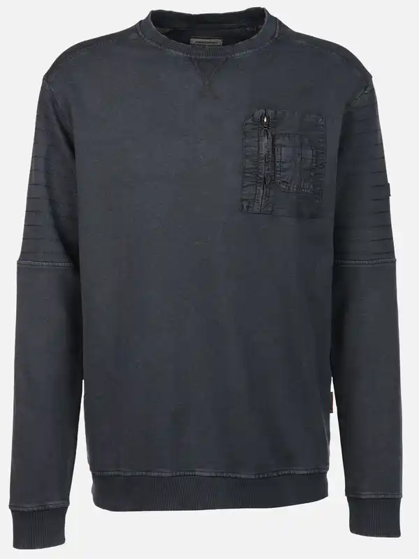 Bild 1 von Herren Sweatshirt mit Brusttasche Marine