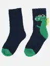 Bild 2 von Kinder Kuschelsocken im 2er Pack Blau