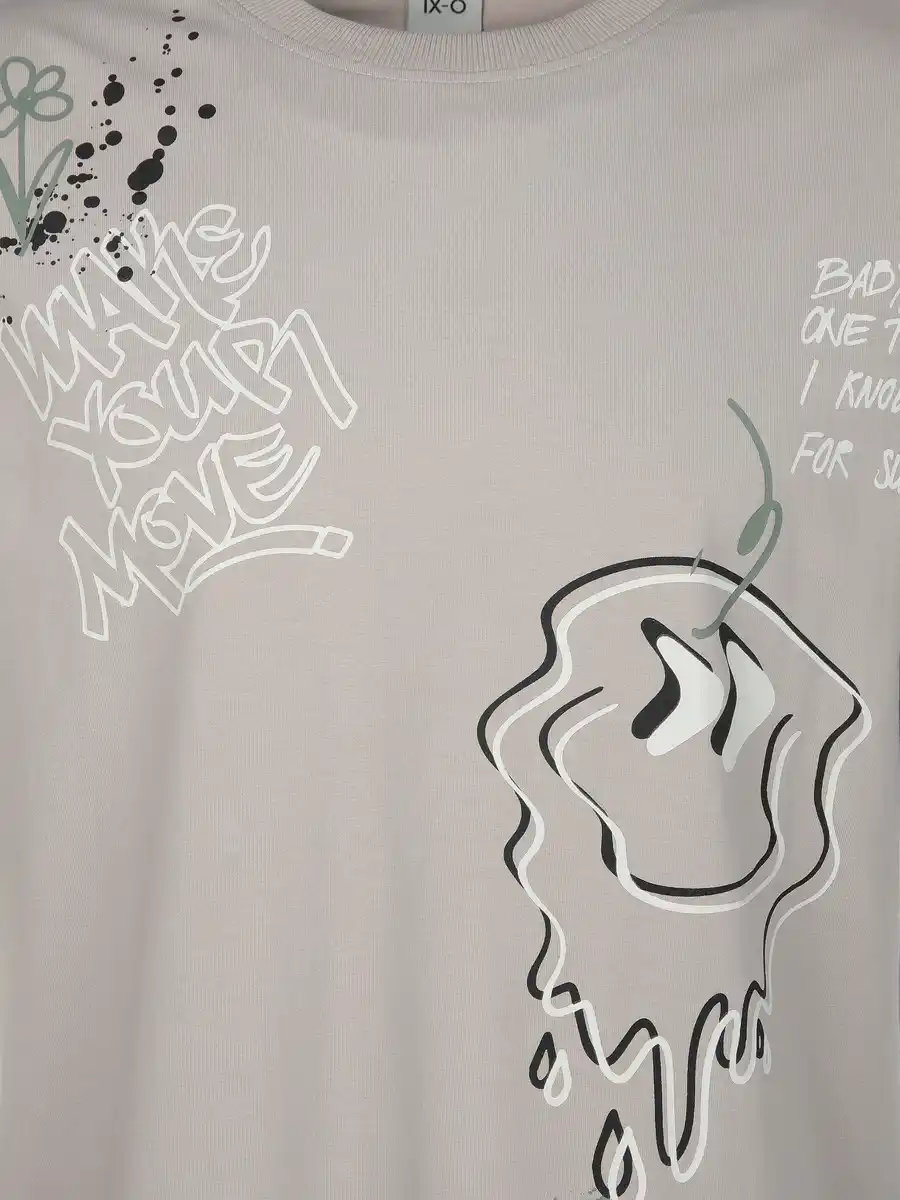 Bild 3 von Herren Shirt mit coolem Print Beige