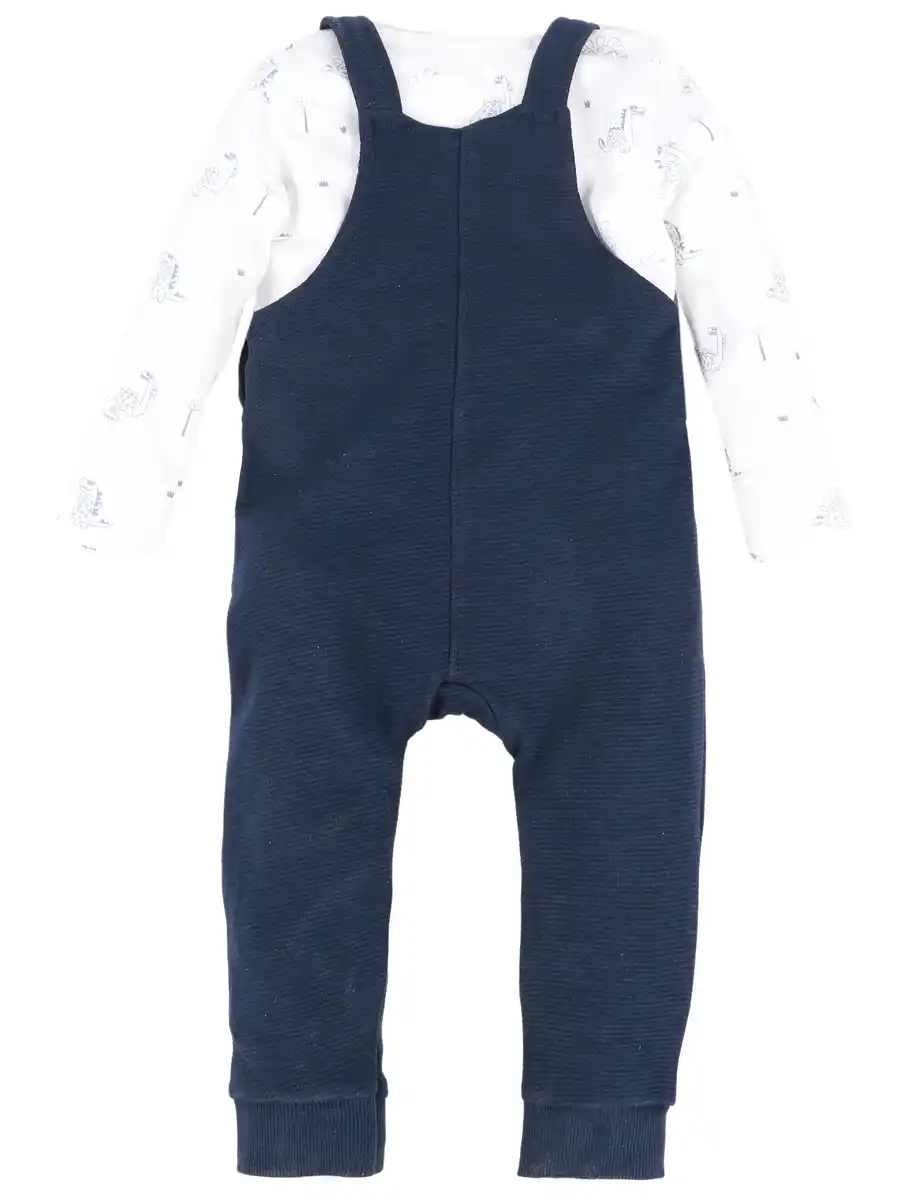 Bild 2 von Baby Jungen Set, 2tlg., best. aus Langarmshirt und Hose Blau