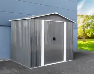 Metallgerätehaus "San Marino", ca. 303 x 236 x 190 cm - Grau