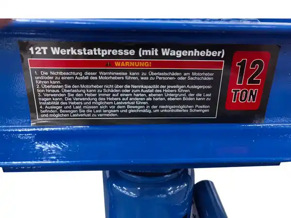 Bild 3 von Werkstattpresse, Traglast 12 T