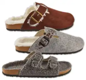 Tieffußbett-Pantoletten oder Clogs*