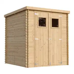 Timbela Geräteschuppen aus Holz mit Boden