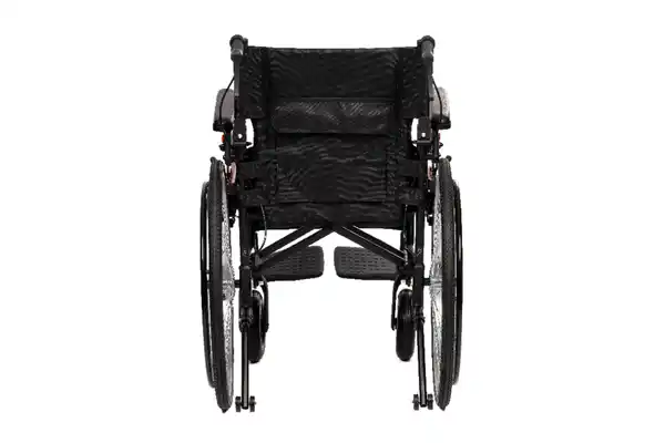 Bild 3 von Aluminium Rollstuhl AT52306P mit pneumatischen Rädern, faltbar