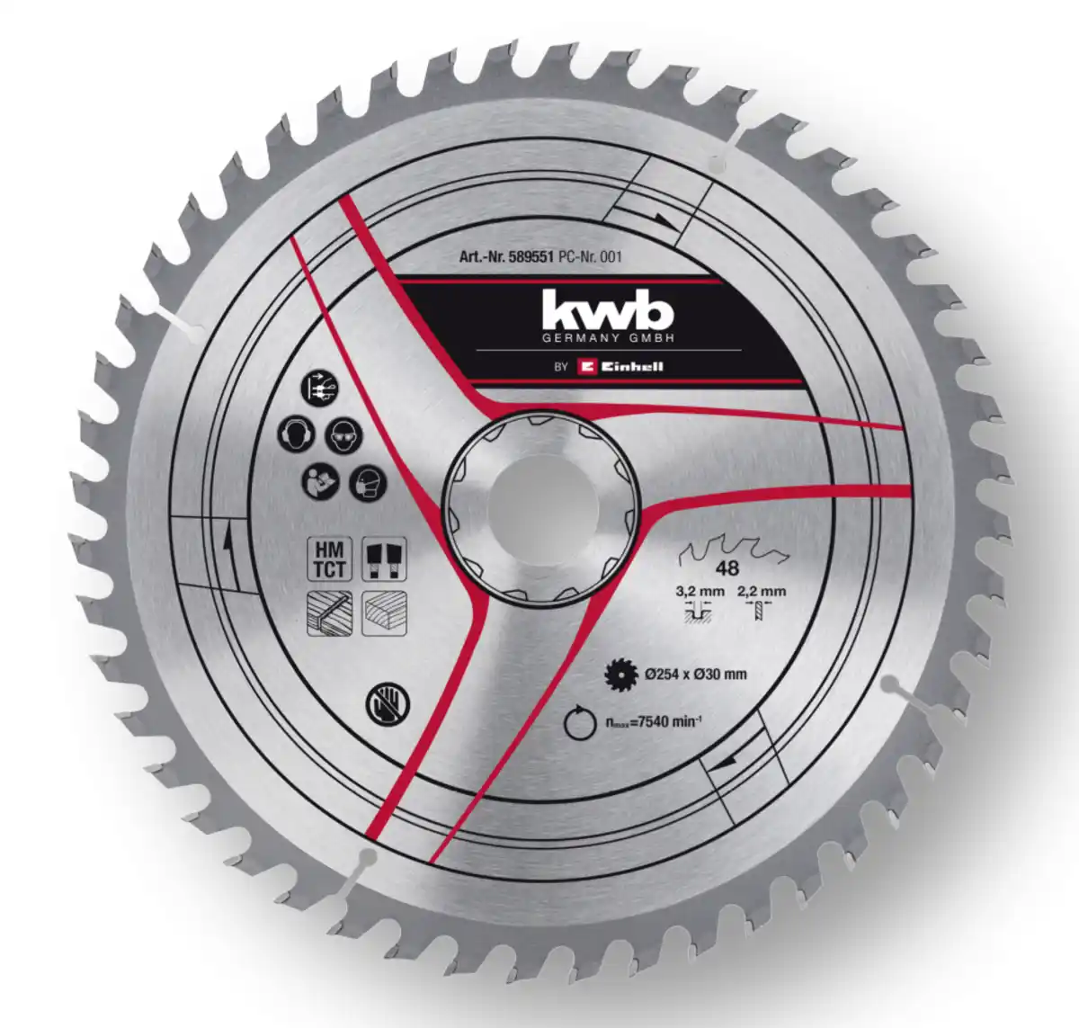 Bild 1 von Ersatzsägeblatt für Einhell Tischkreissäge »TC-TS 2000 U«