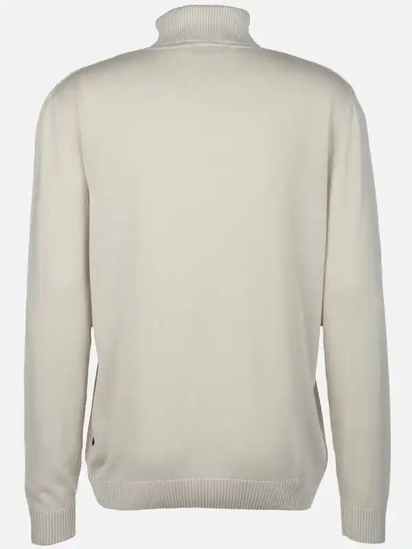 Bild 2 von Herren Feinstrickrolli unifarben Weiß