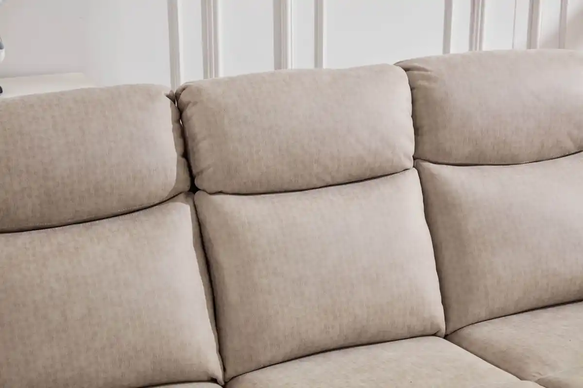 Bild 4 von Elektrische Relaxsofa-Set 3 tlg. - Hellbraun