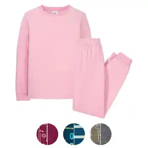 LILY & DAN Velours Kinder-Pyjama