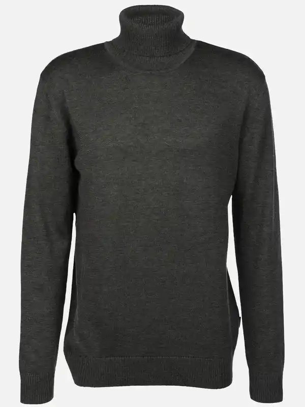 Bild 1 von Herren Feinstrickrolli unifarben Grau