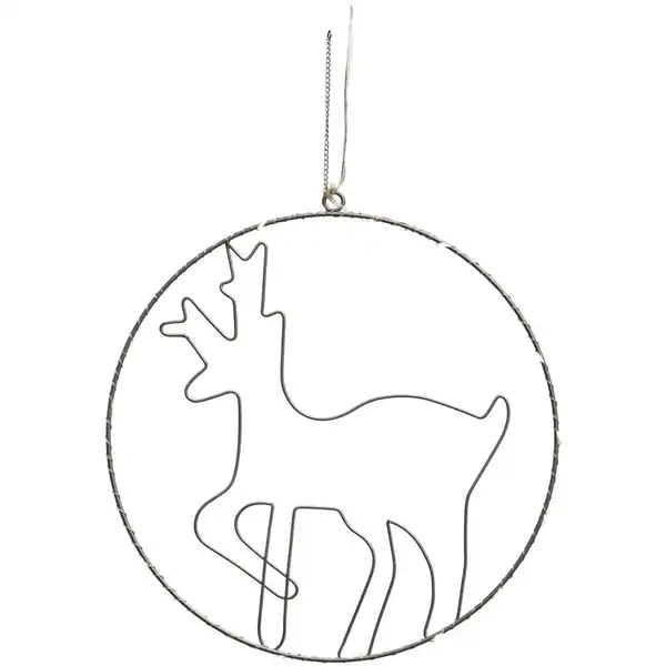 Bild 1 von LED-Deko-Ring Rentier