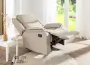 Bild 2 von TV-Relaxsessel mit verstellbarer Relaxfunktion, ca. 96 x 87 x 108 cm - Creme in Lederoptik