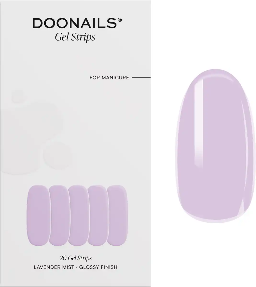 Bild 2 von Doonails UV Gel Strips Lavender Mist
