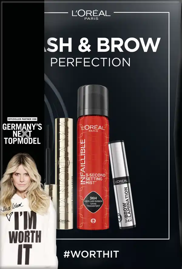 Bild 1 von L’Oréal Paris GNTM Lash & Brow Perfection Geschenkset