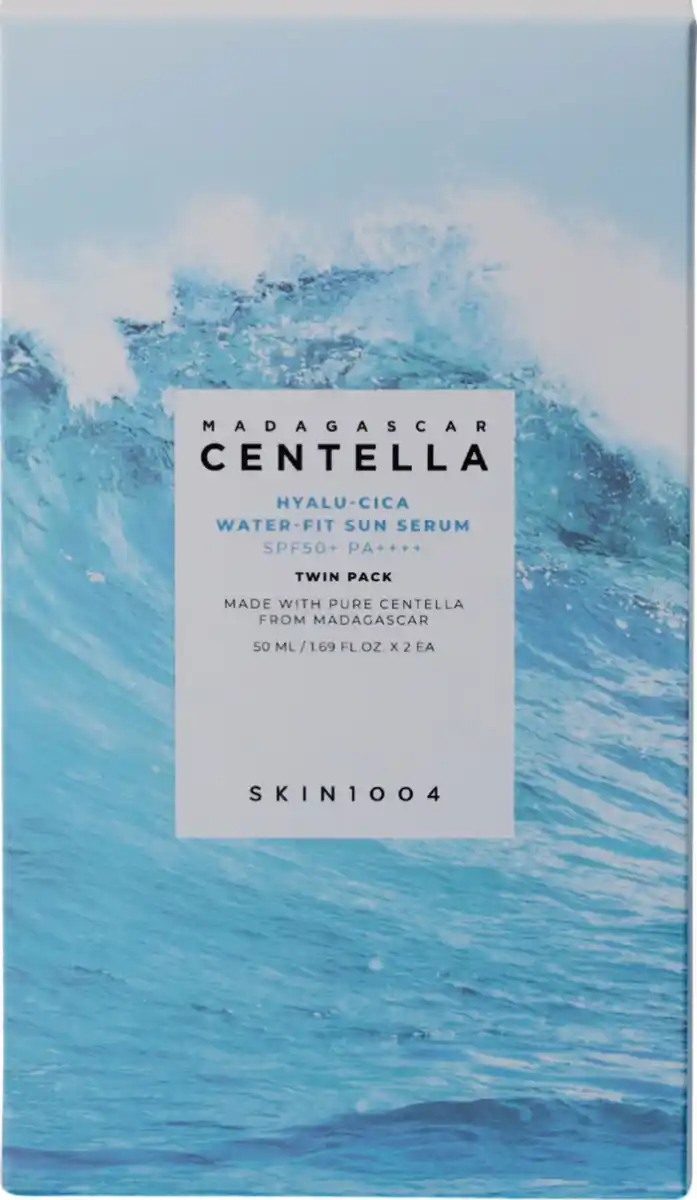 Bild 1 von SKIN1004 Madagascar Centella Hyalu-Cica Water-Fit Sun Serum Twin Pack LSF50+, 100 ml