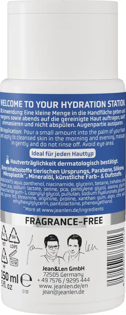 Bild 2 von Jean&Len Hydrating Liquid Toner Feuchtigkeit, 150 ml