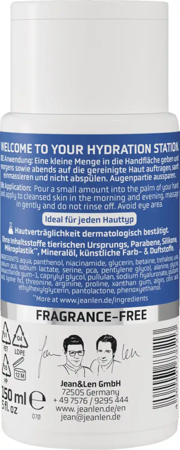 Bild 2 von Jean&Len Hydrating Liquid Toner Feuchtigkeit, 150 ml