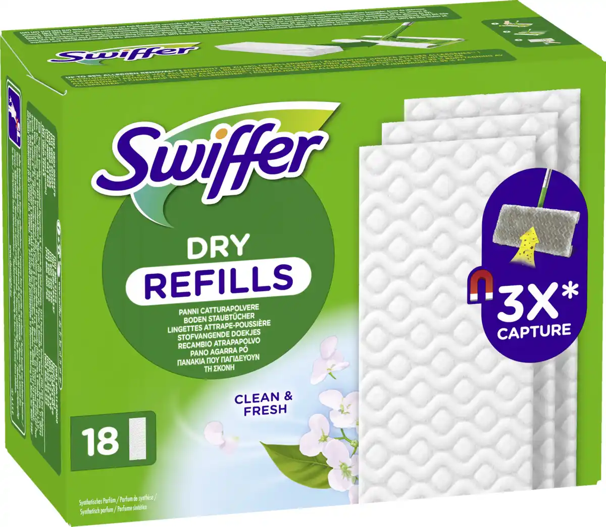 Bild 2 von Swiffer Dry Wischtücher trocken Nachfüllpackung mit Duft