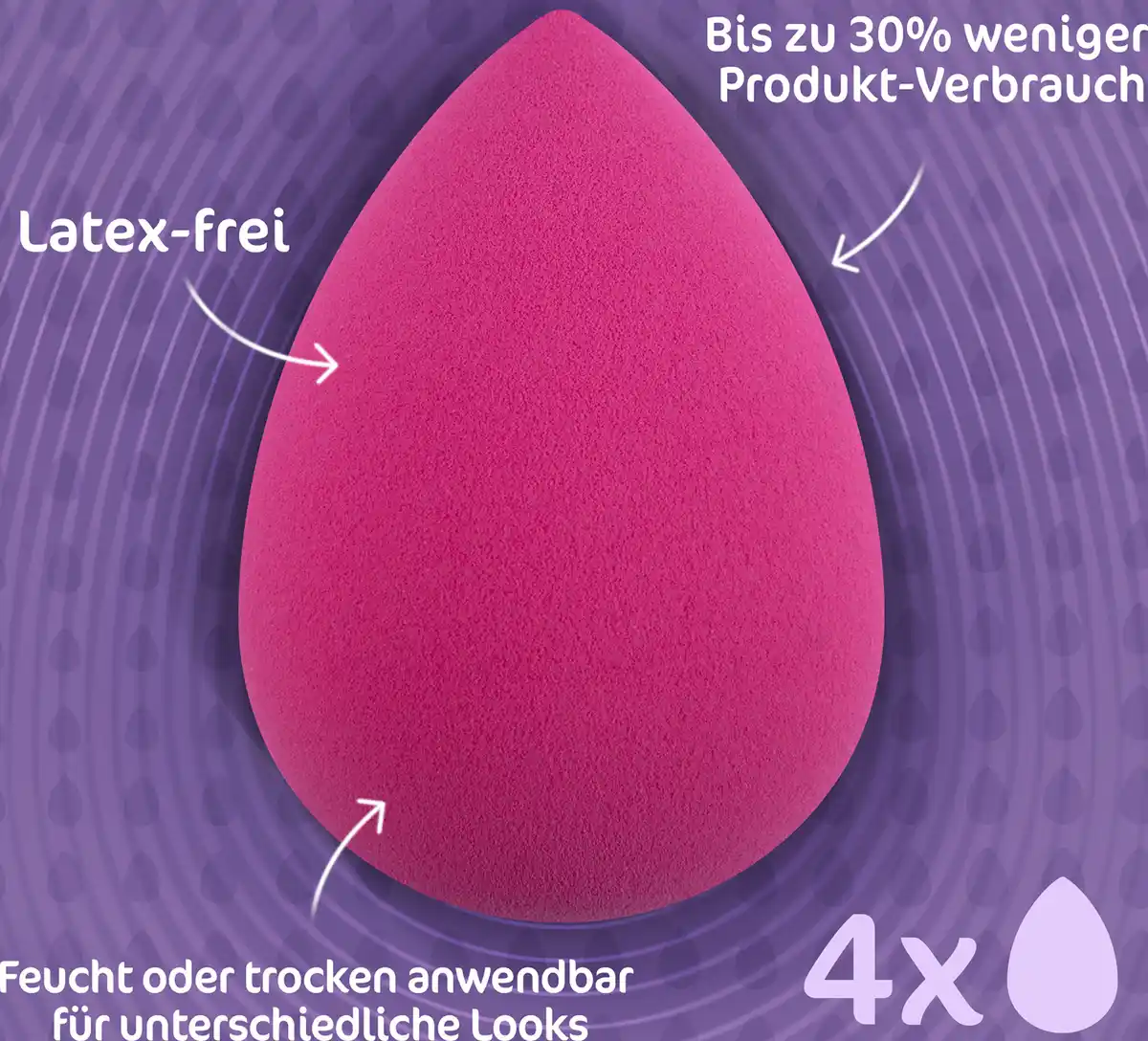 Bild 3 von Luvely Beauty Queen - Make-up Sponges & Triangular Powder Puffs