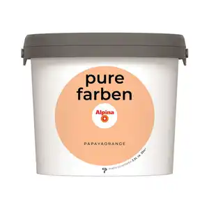 Alpina Wandfarbe 'Pure Farben' papayaorange matt 2,5 l