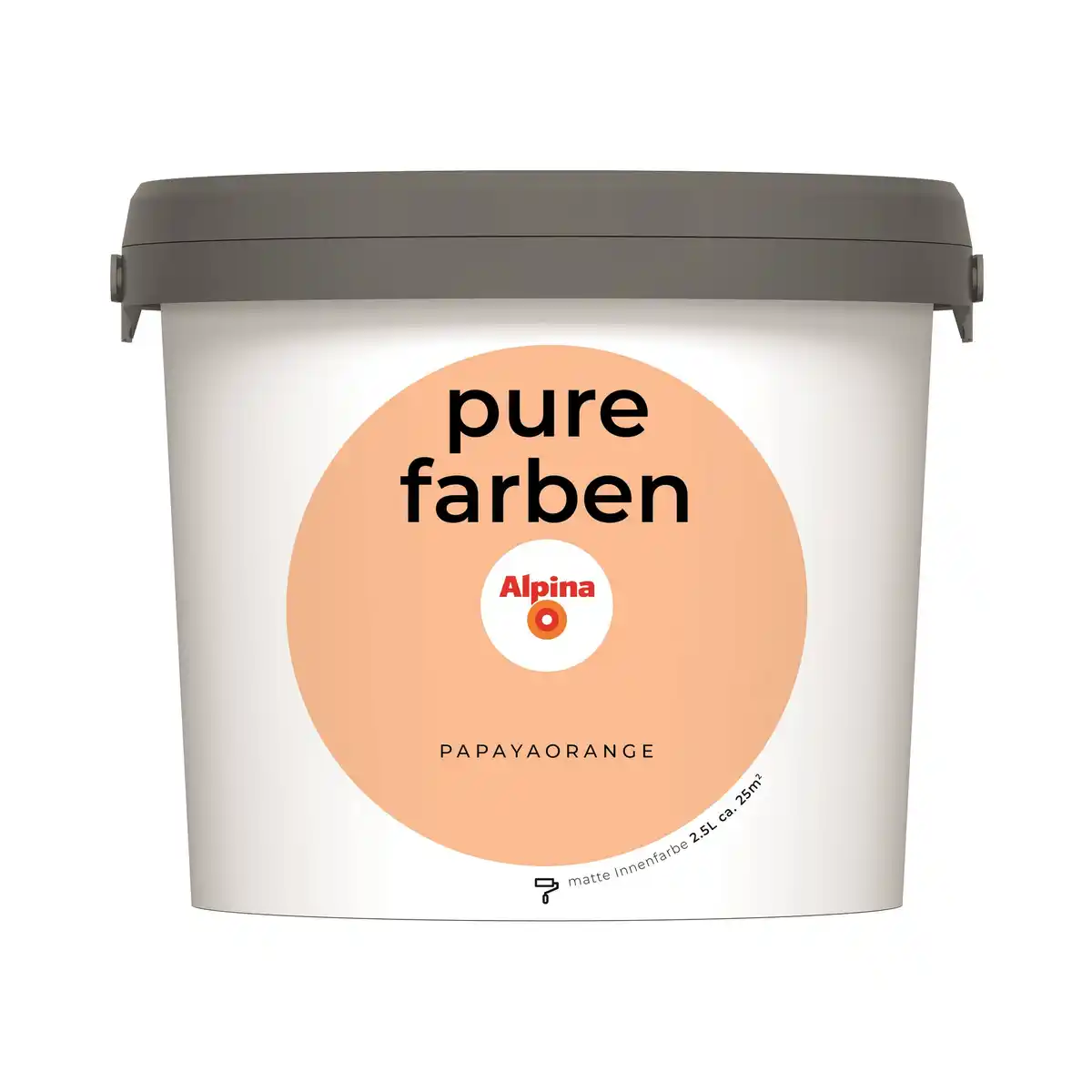 Bild 1 von Alpina Wandfarbe 'Pure Farben' papayaorange matt 2,5 l