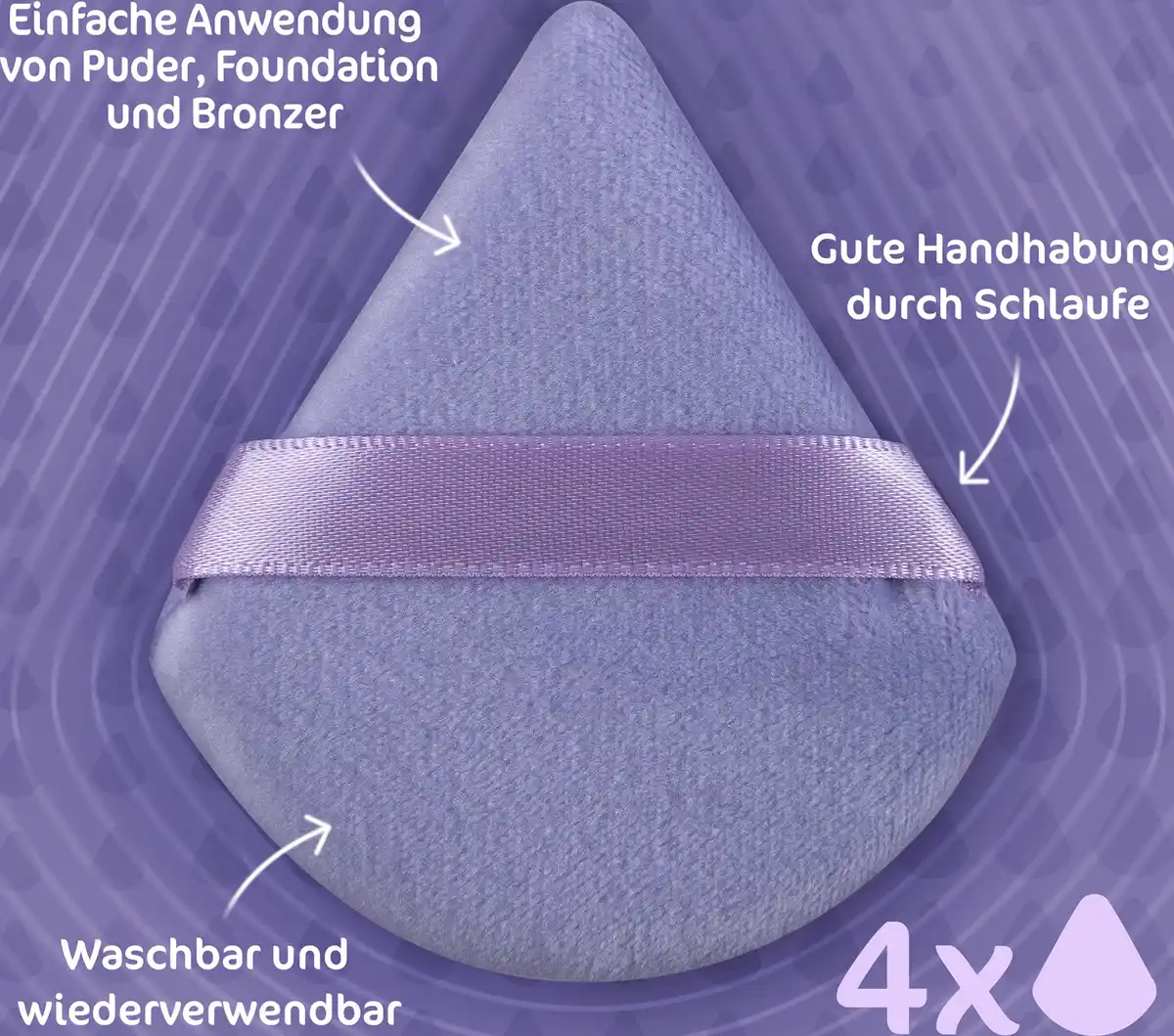 Bild 4 von Luvely Beauty Queen - Make-up Sponges & Triangular Powder Puffs