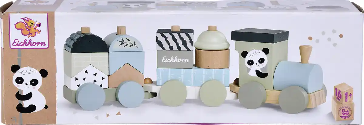 Bild 1 von Eichhorn Holzzug, 16-teilig