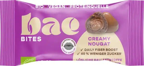 Bild 1 von bae Bio Bites Creamy Nougat, 40 g