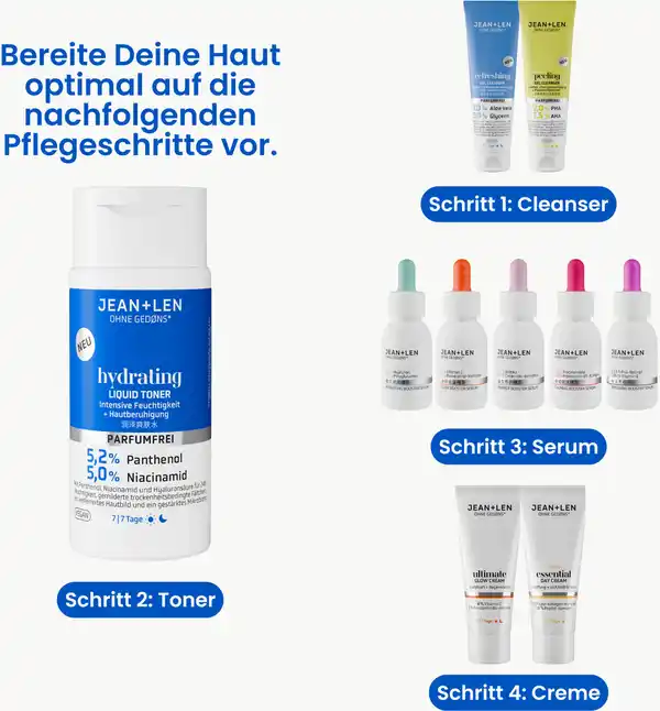 Bild 3 von Jean&Len Hydrating Liquid Toner Feuchtigkeit, 150 ml