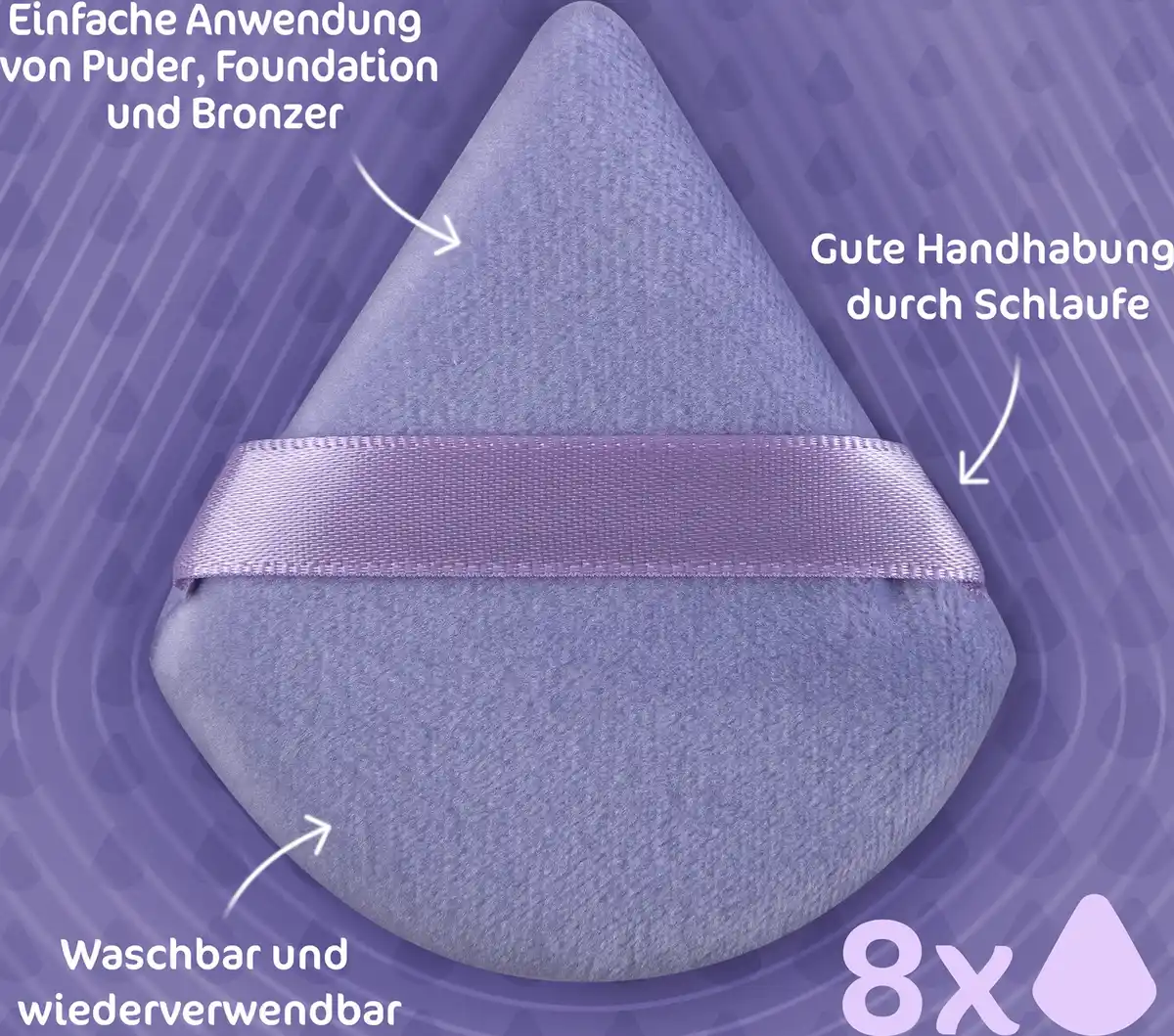 Bild 2 von Luvely Beauty Diva - Triangular Powder Puffs