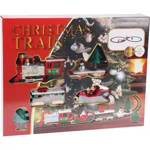 Deko-Eisenbahn mit Sound und Licht 283 cm 22-teilig