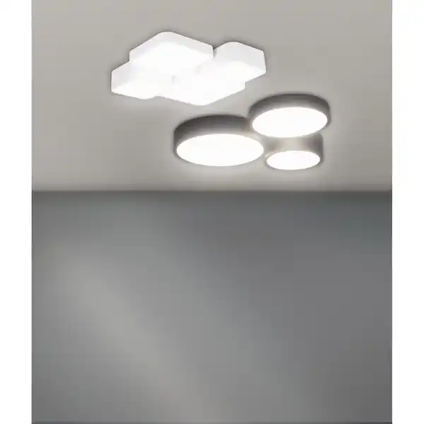 Bild 1 von LED-Deckenleuchte 'Ina' schwarz 44,5 x 55 x 8 cm