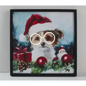 LED-Weihnachtsbilder 40 x 40 cm