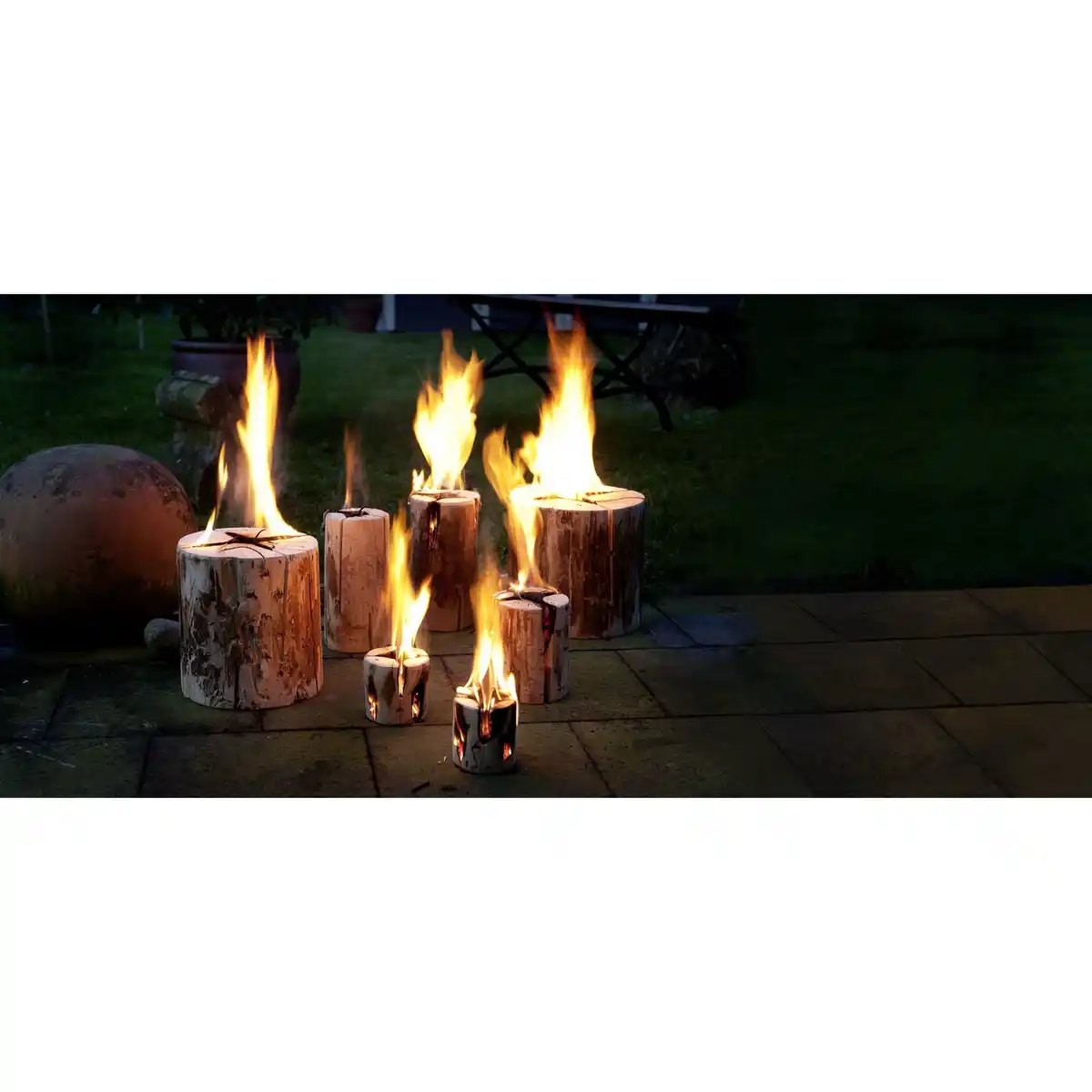 Bild 2 von Schwedenfeuer, Durchmesser: 17-19 cm, Höhe: 25 cm