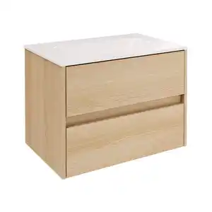 FACKELMANN Waschplatz-Set »Compact Line«, BxHxT: 710 x 515 x 465 mm, Lindberg-Eiche