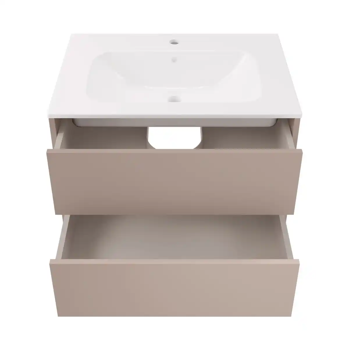 Bild 2 von FACKELMANN Waschplatz-Set »Compact Line«, BxHxT: 710 x 515 x 465 mm, Kaschmir grau