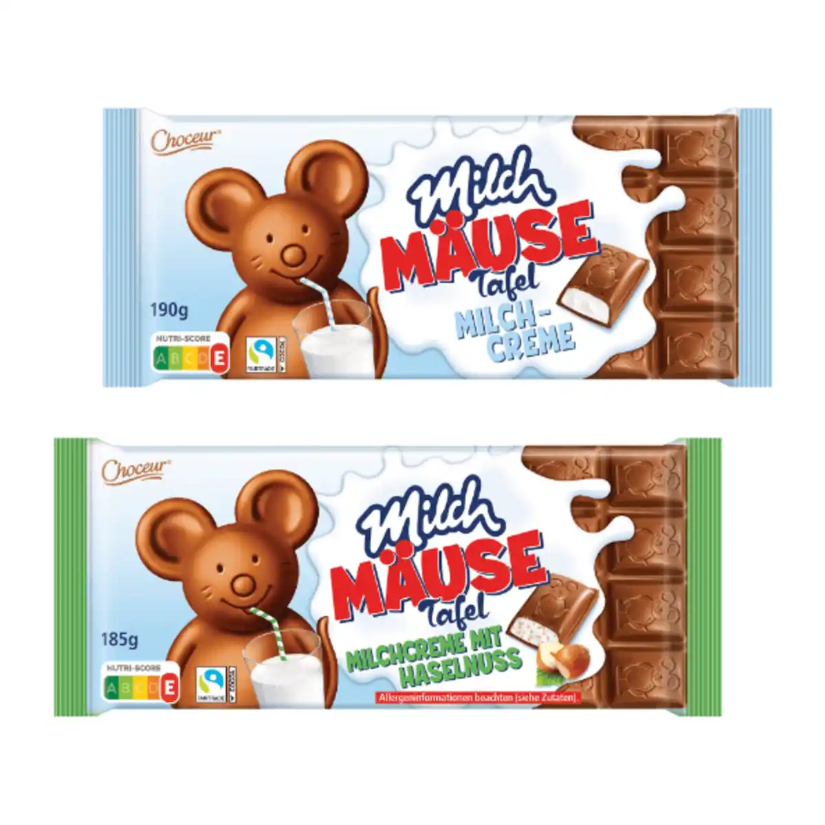 Bild 1 von CHOCEUR Milchmäuse-Schokoladentafel