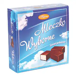 Schaumzuckerwarenkonfekt "Mleczko Wyborne" mit Sahnegeschmac...