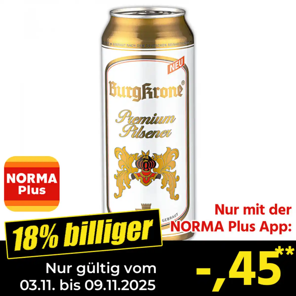 Bild 1 von Burgkrone Premium Pilsener