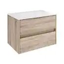 Bild 1 von FACKELMANN Waschplatz-Set »Compact Line«, BxHxT: 710 x 515 x 465 mm, Sonoma-Eiche