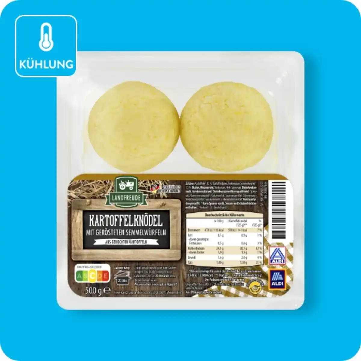 Bild 1 von LANDFREUDE Kartoffelknödel, Kartoffelknödel