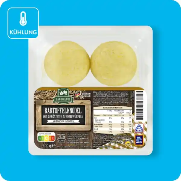 Bild 1 von LANDFREUDE Kartoffelknödel, Kartoffelknödel