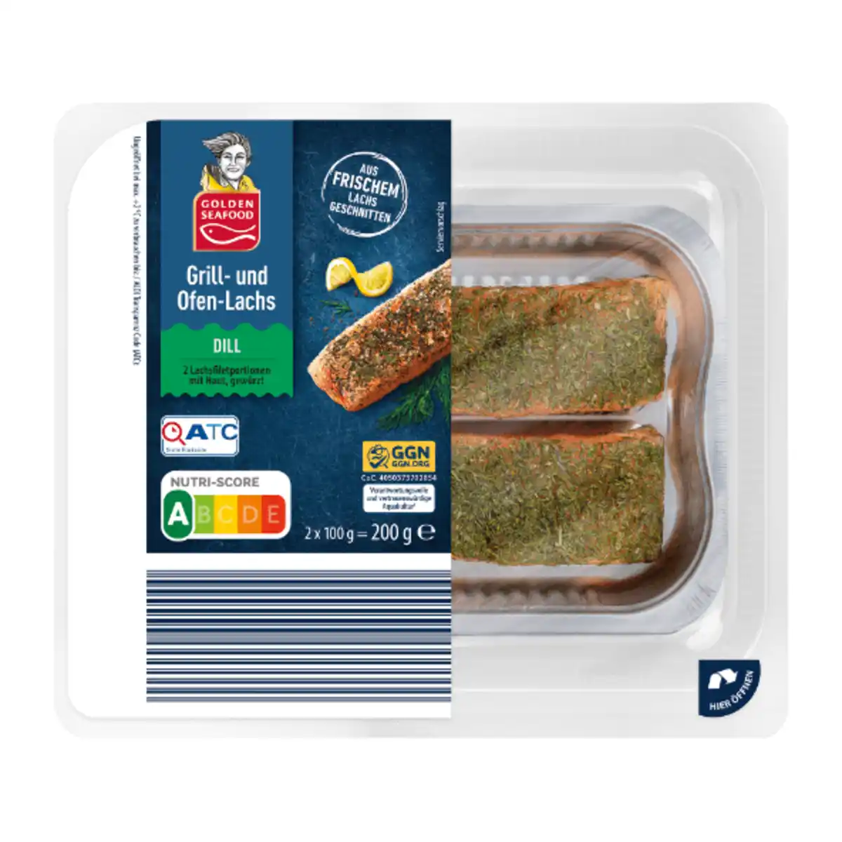 Bild 2 von GOLDEN SEAFOOD Grill- und Ofenlachs 100g